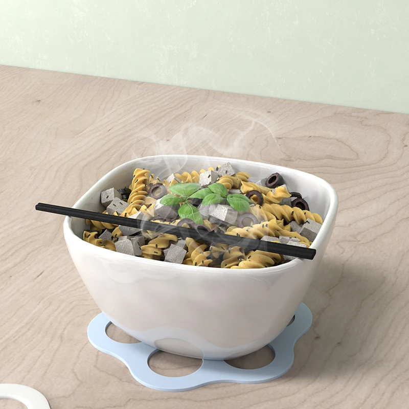 Household kitchen food-grade silicone insulation pads can withstand high temperatures of 300 degrees Celsius