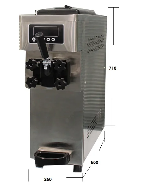 Professional Factory Mini Home Use 1 Flavor Ice Cream Machine Soft Serve Ice Cream Machine
