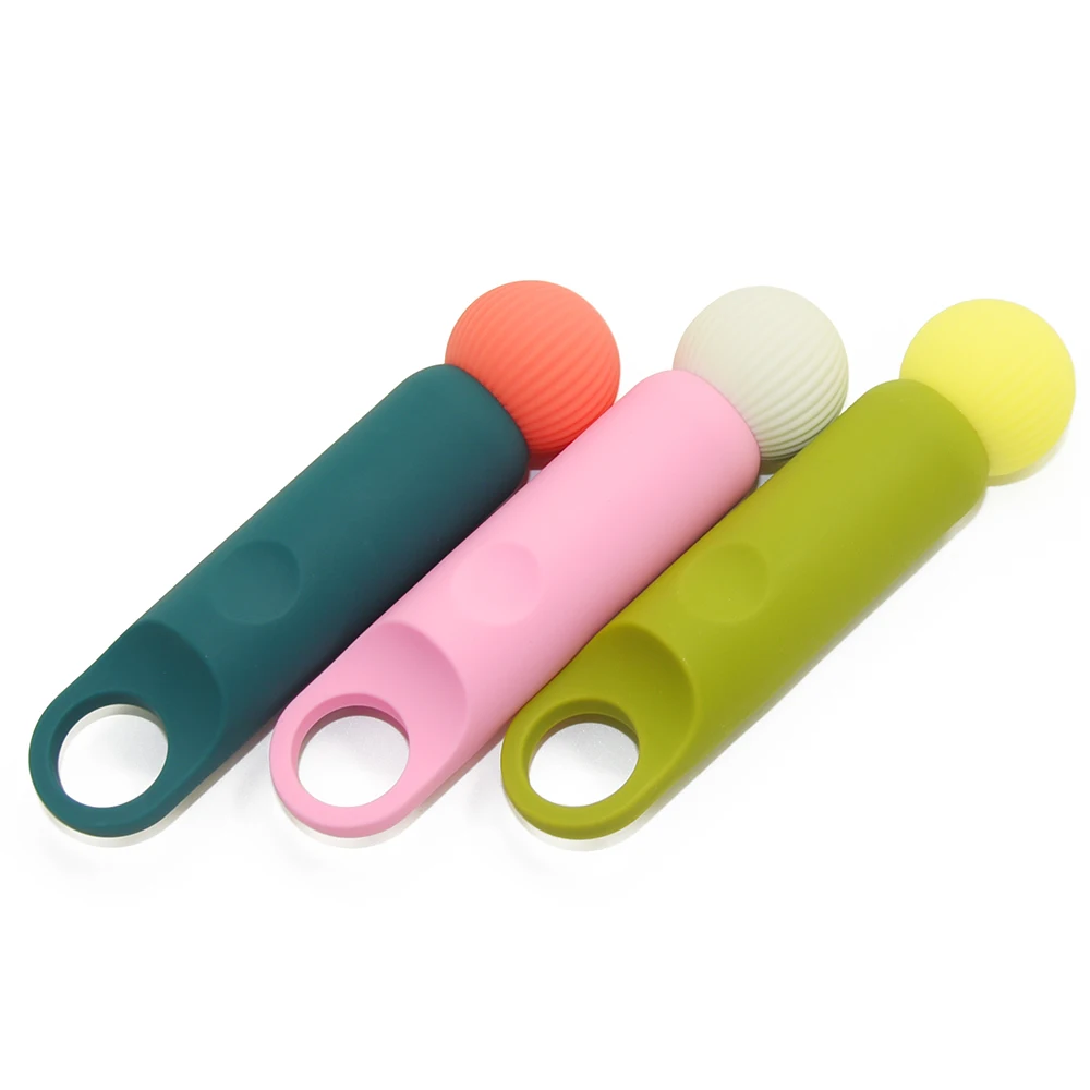 Wosilicone new AV  wand woman vagina girls pussy av wand vibrator massager strong vibration mini vibrator for women