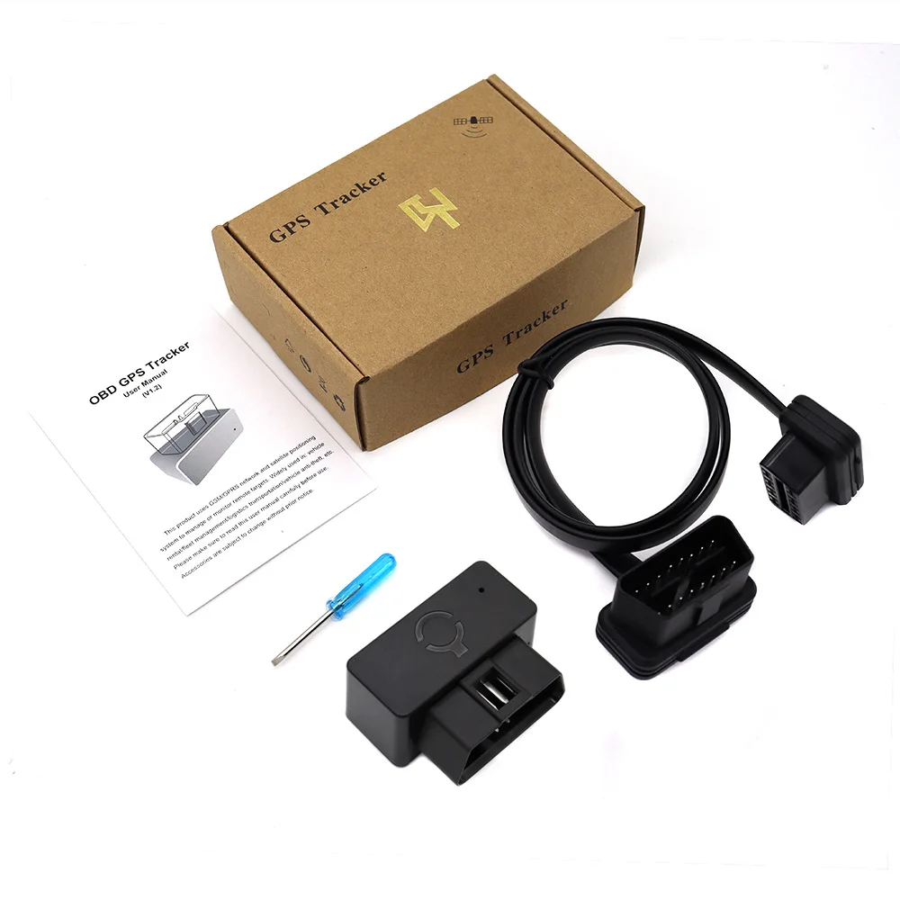 Top Sale Wholesale Smart Mini 2G GPS OBD2 Port Tracker GSM GPRS Locator for Car with Free Platform Voice Listen Car Tracking