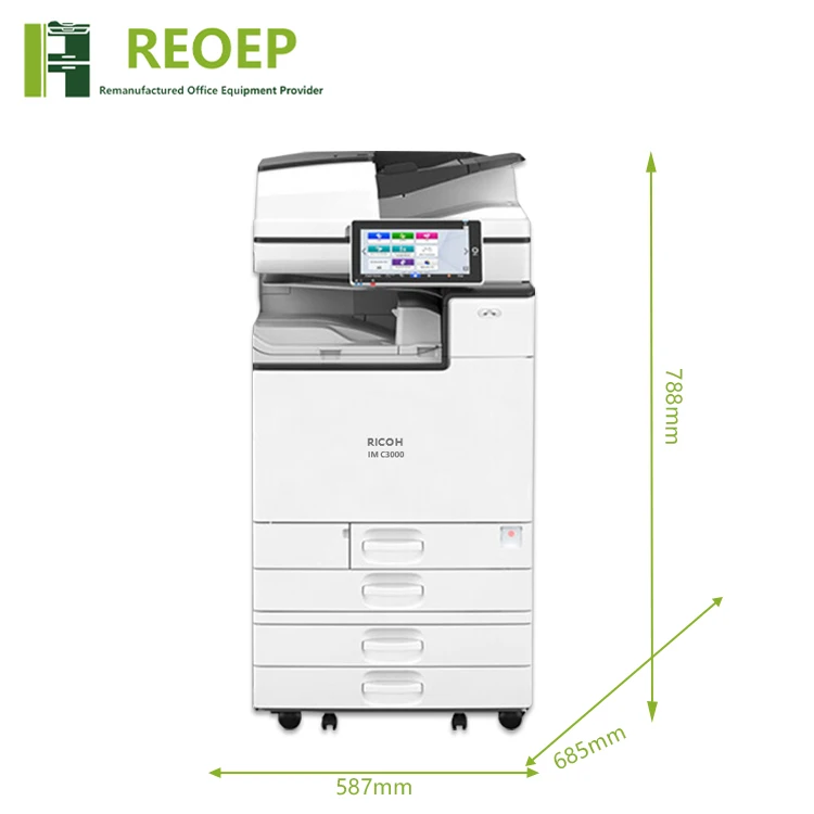 REOEP A3 Laser Printer Photocopier Machine Digital Duplicator for Ricoh IMC 2500 3000 3500 4500 5500 6000