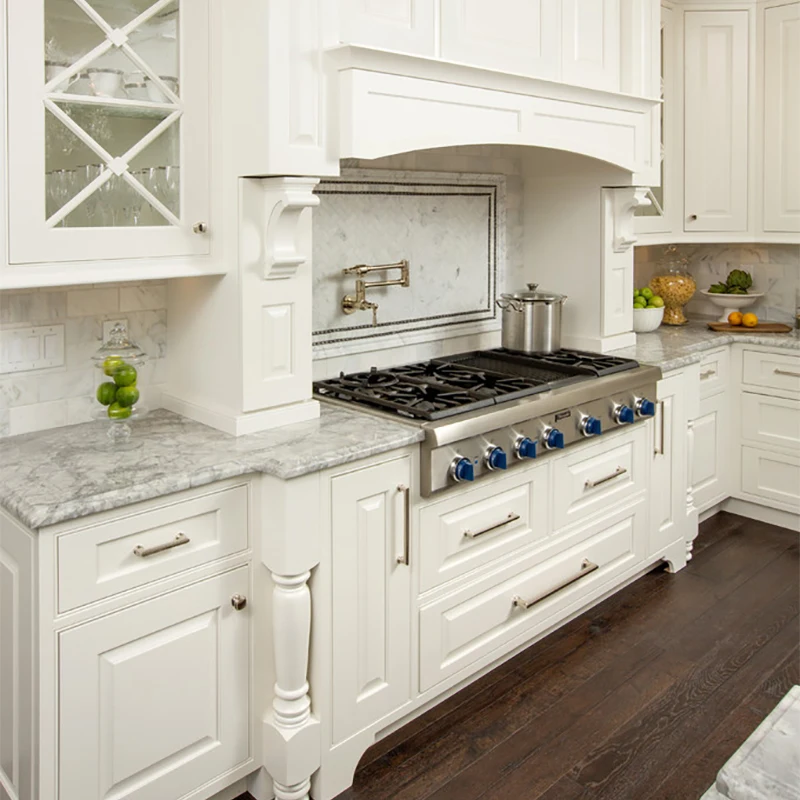 Luxury Modern Solid Wood Wholesale Kitchen Corner Cabinet