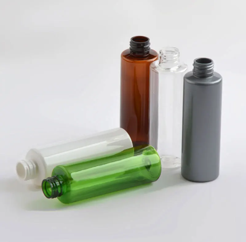 150ml milliliter round shoulder plastic bottle lotion is divided into spray bottle of flat shoulder anodized spray spray