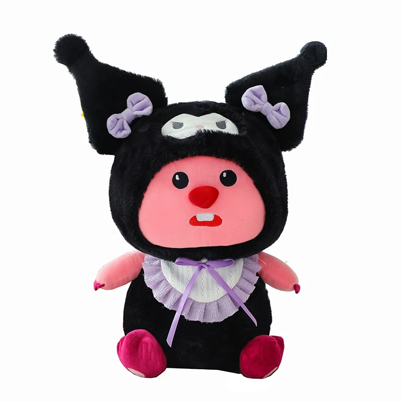 New Hot Selling Loopy Beaver Doll Transform Kuromi Melody Stuffed Plush Toy Girl Doll Cartoon Toy For Kids Wholesale