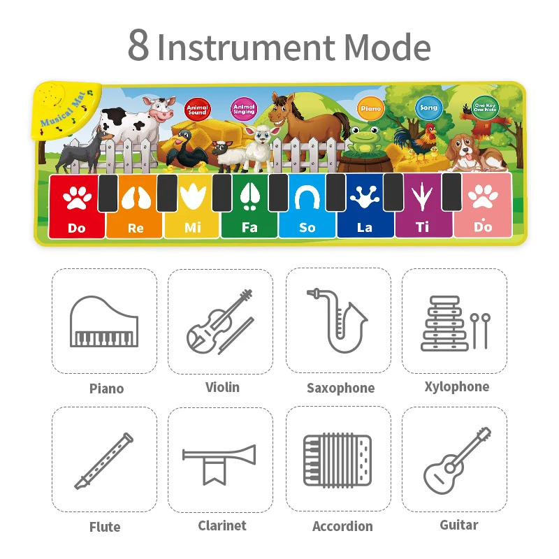 Educational kids mats play, foldable folding wholesale baby play mat for kids baby, tummy time toy baby activity mat