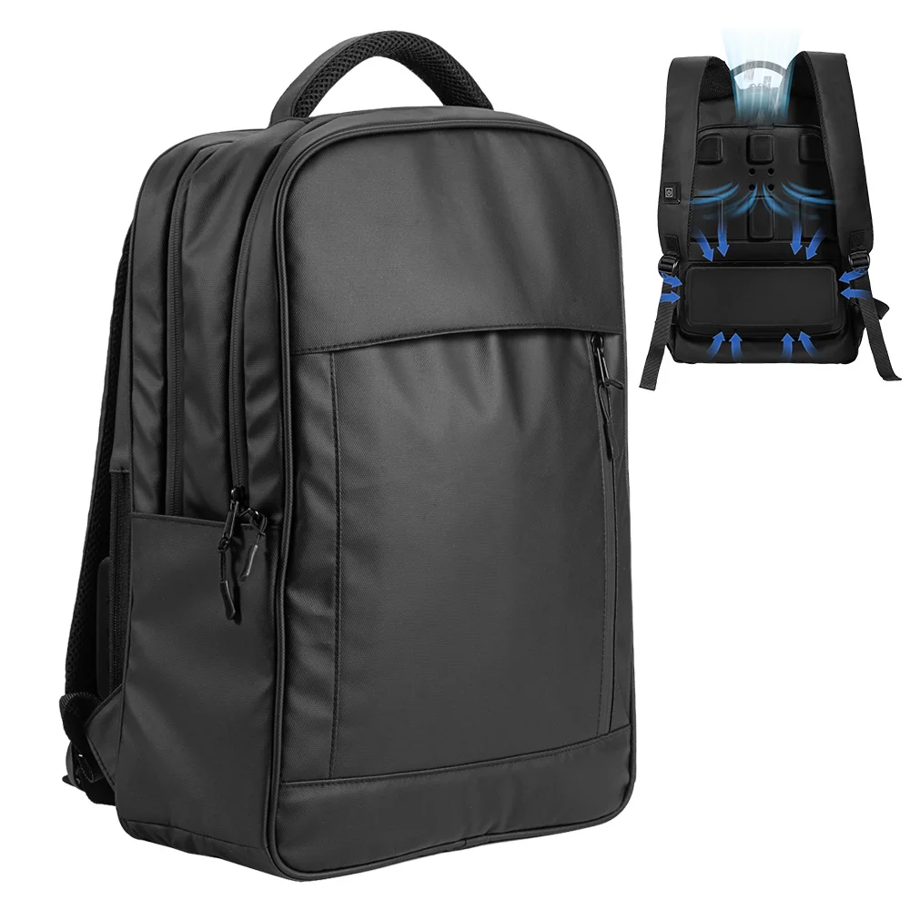 Casual Daypack Work College Gift Travel Laptop Backpack with USB Cooling Fan 15.6 Inch Computer Business Backpacks for Women Men