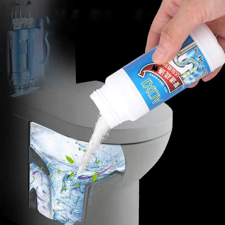 Home Bathroom Kitchen Toilet Dredge Agent Clean Descaling Remove Odor Stain Cleaning Deodorizer Sewer Dredge Powder