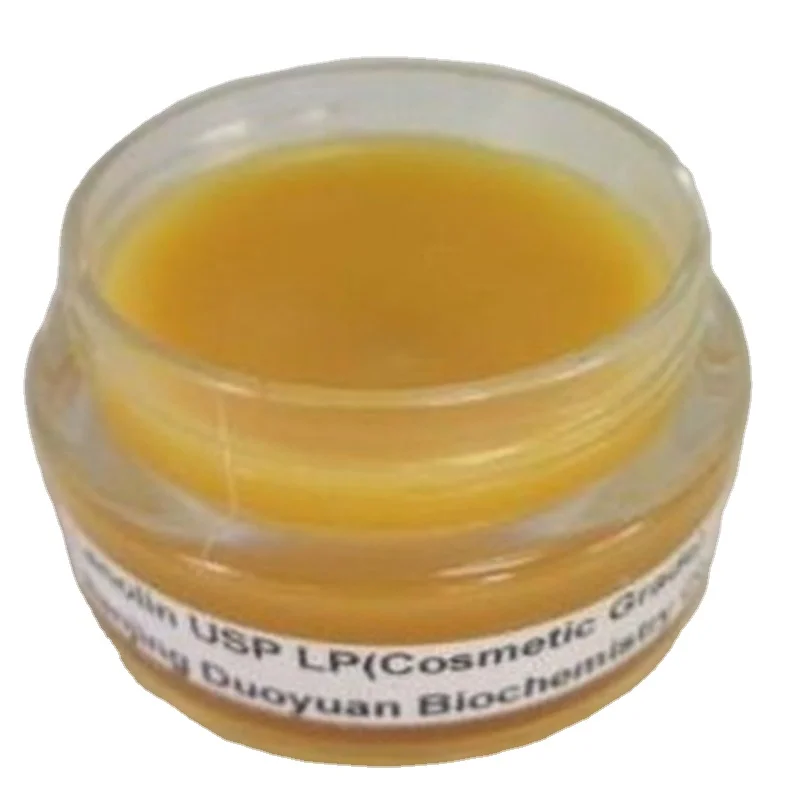 Hot Selling China Factory supply Bulk Anhydrous Lanolin Cosmetic Raw Materials CAS 8006-54-0