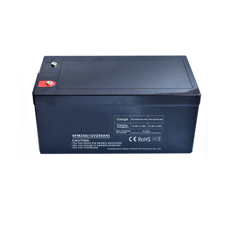 TYL 12V 250Ah Solar Battery Lead Acid Deep CycleHigh Quality 30Ah~3000Ah 10Ah Charger Long Life Use 12V 250Ah