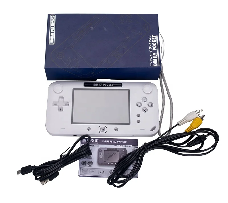8 бит 4,0 дюймов цветной экран карман геймпад Портативный Видео игровой плеер построен в 208 игр двойной джойстик