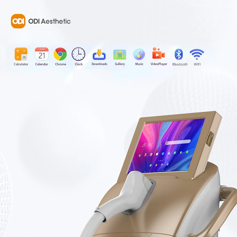 Latest Vacuum Laser 2400W  808Nm Diode Laser  31*23Nm  Large Spot Size Vacuum Suction Machine For Hair Removal