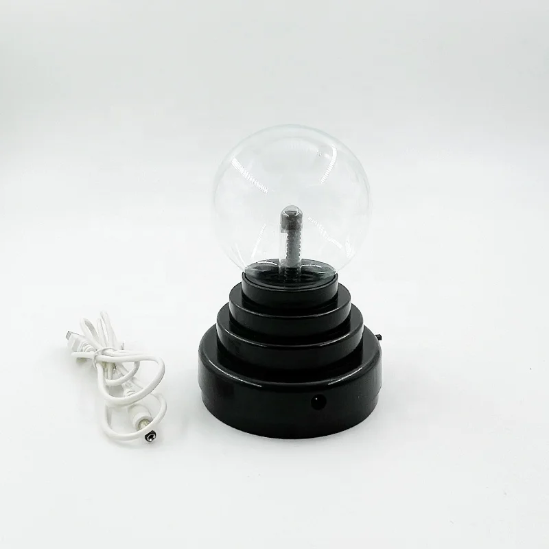 Usb or Battery-powered  Glass Ball  Mini Plasma Tube Lamp Magic Electrostatic Ion Ball  Plasma Lamp Night Light