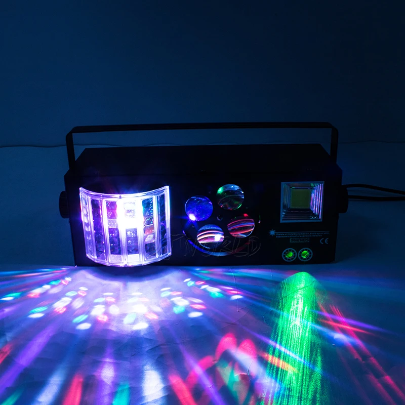 DMX512 LED Beam Laser Strobe Pattern Effect 4in1 60W Dj Disco Stage Party Lights