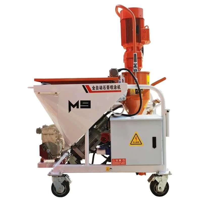 Mingge automatic feeding gypsum spraying machine light and heavy phosphorous plaster spraying machine