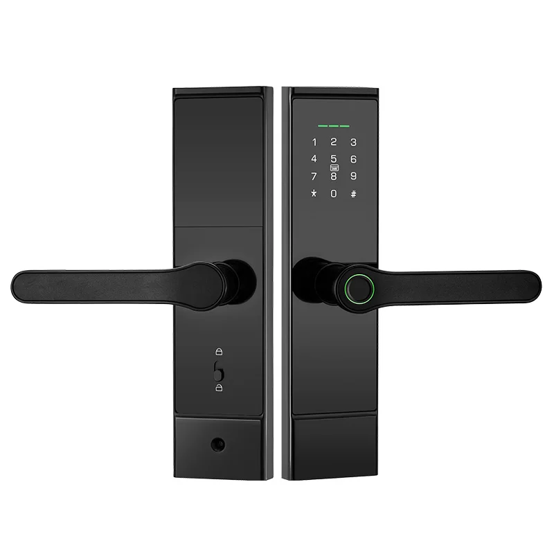 Waterproof OEM Smart Biometric Smart Wifi Locks Tuya Digital Fingerprint Password Wifi Gateway Ble with Home Automation