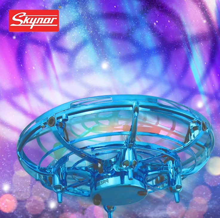 2022 newest remote control shine aircraft 2.4G remote controlled small ufo with colorful LED lights flying rc toy mini rc dron