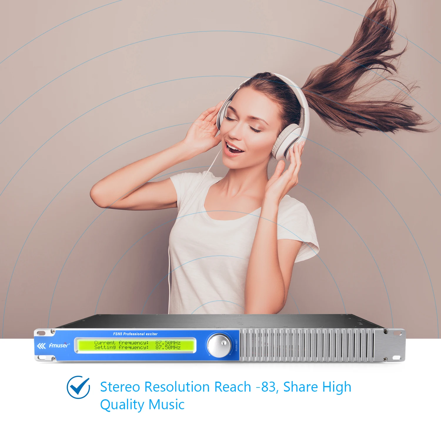  FMUSER 50 Вт fm-передатчик для