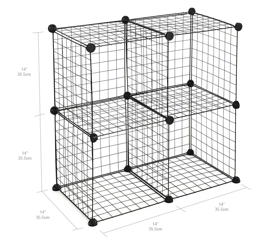 amazonbasics 6 cube grid wire storage shelves wire mesh cubes cloth organizer bins