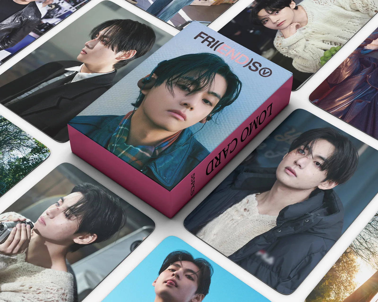 55pcs V  Photo Cards Bangtan Boys V FRI(END)S  LOMO Cards KPOP Bangtan boys Photo cards