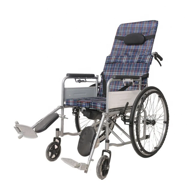 Big stock  stairs footrest portable manual wheelchair with good price