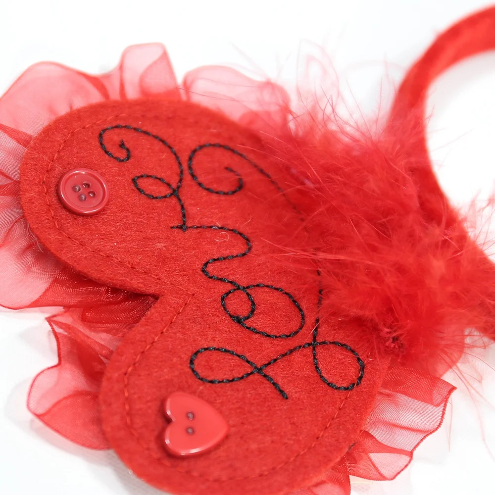 Seasonal girl festival saint valentine day decoration plastic head hair band gift