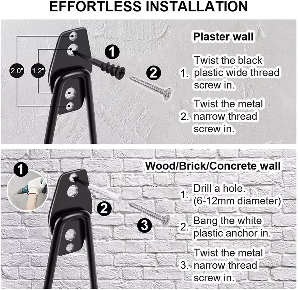 Heavy Duty Utility Balcony Hook Wall Mounted Storage Tool Hanger Ladder Hook Household Plastic Dipping Garage Hooks