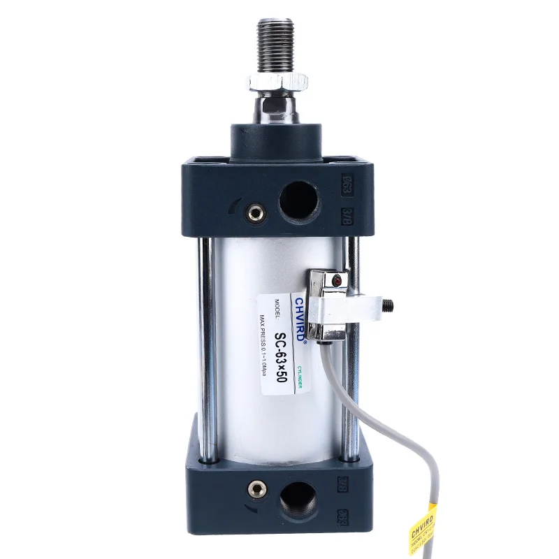 SC series pneumatic cylinder aluminum alloy material double acting cylinders air cylinder