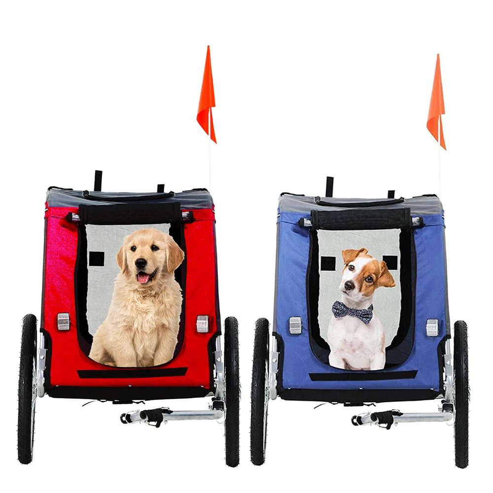 Складная тележка для ухода за собаками, трейлер среднего размера, велосипед, трейлер для домашних животных