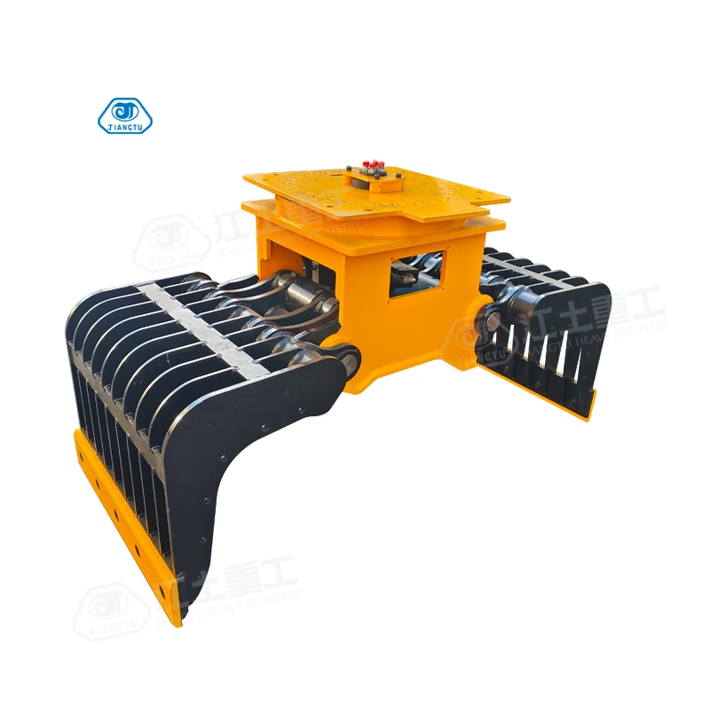 Экскаваторное навесное оборудование: 360-градусный вращающийся сортировочный захват демонтажный грейфер с ротатором