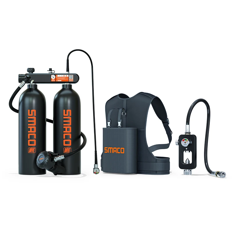 SMACO S700MAX Scuba Diving Tank Diving Gear Portable Mini Tank