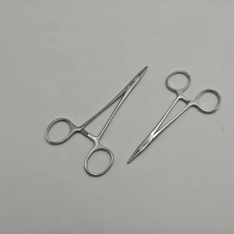 Medical Stainless Steel Hemostat Forceps many size 14/12.5/16cm surgical needle forceps Aiguilles Sewing Micro needle holder