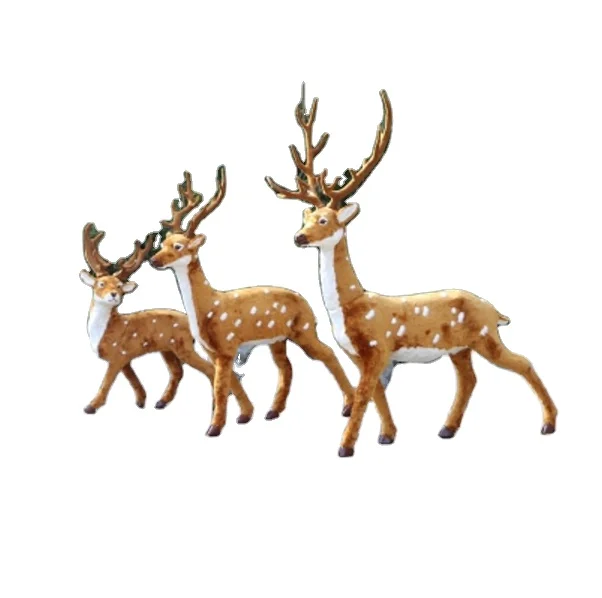 large outdoor realistic artificial christmas reindeer