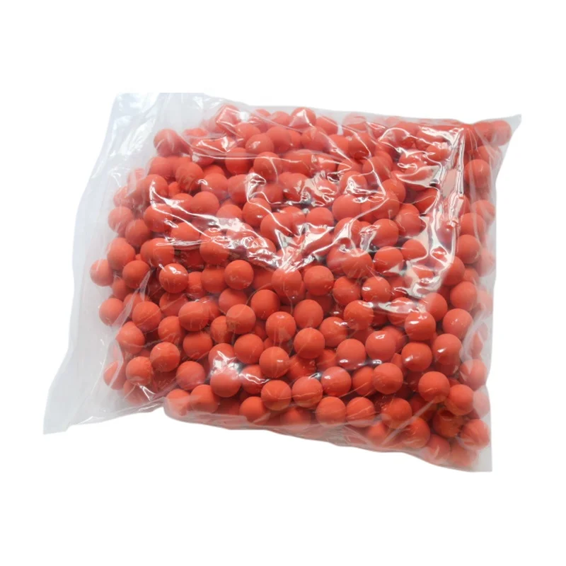 2023 Hot sale Spunky 0.50' Cal Recycled Paintball Solid Natural Rubber Sport Balls