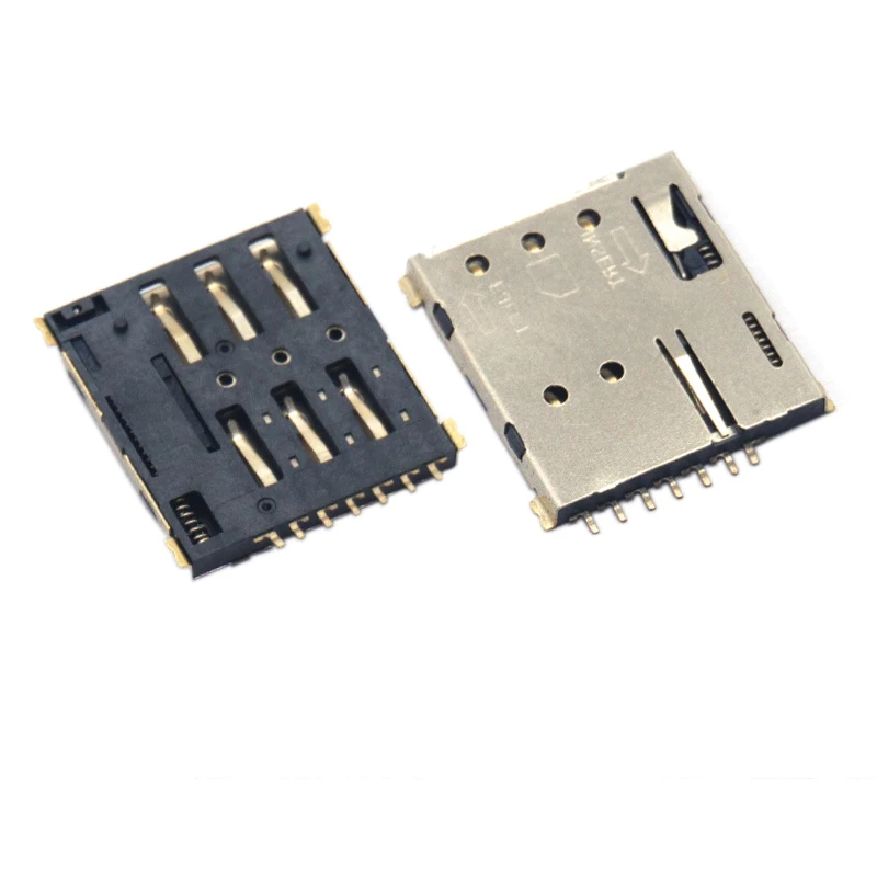 Stable Performance Push push Type tablet nano sim card holder connector
