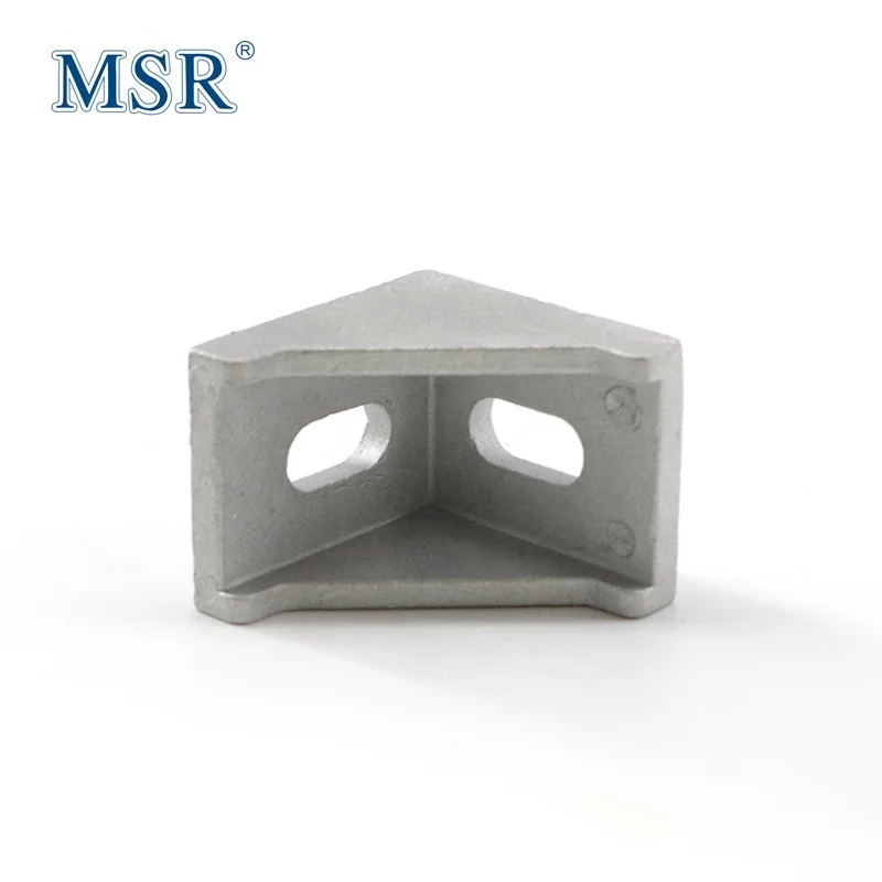 Прочный заводской кронштейн 3030A с прорезями алюминиевый прямоугольный для 3D-принтеров ЧПУ/верстак