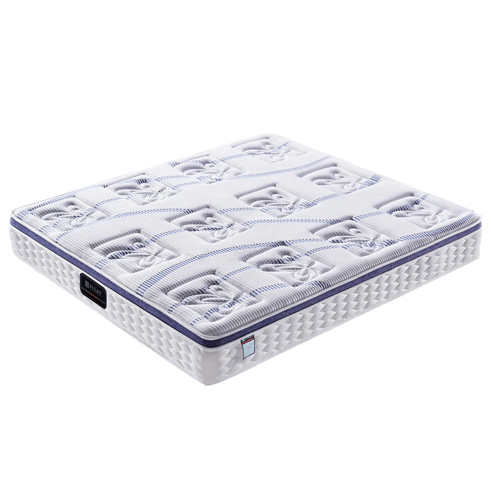 Ultra Comfort Luxury Euro Top Mattress Wholesale Price Pocket Spring Mattress For Adult