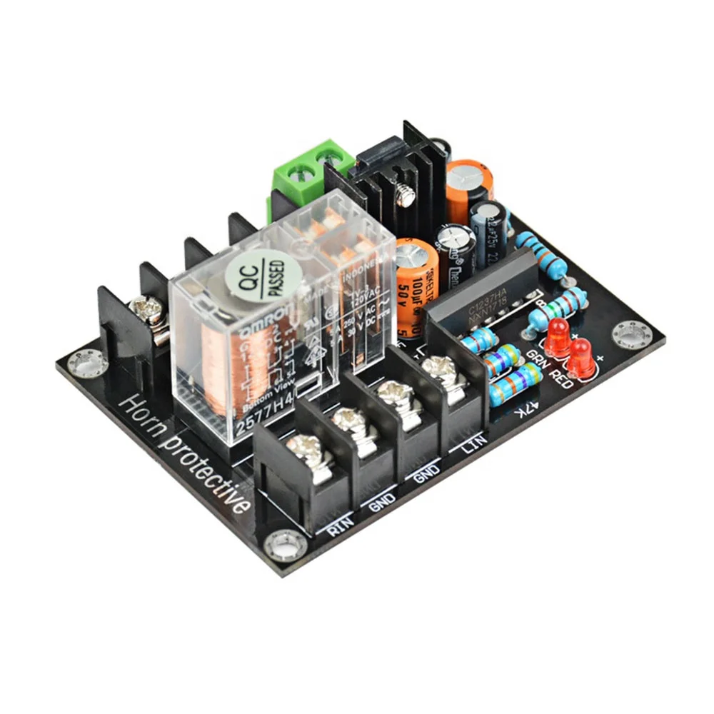 Защитная плата для динамика 2,0 Защитная плата реле 12-18 В переменного тока аудио портативная Защитная плата для динамика
