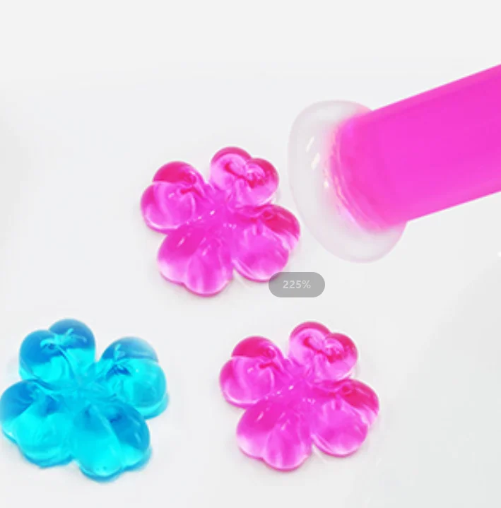 2023High quality toilet flower cleaner bathroom cute air fresher ocean rose fragrance bulk purchase gel toilet odor remover