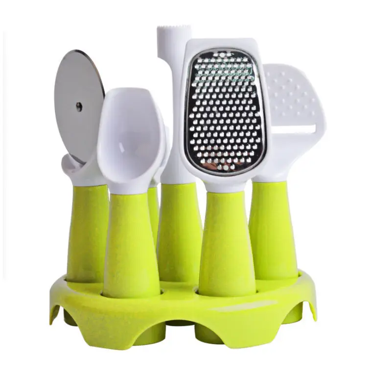 New special design home PP handle stainless steel multi-function cheap smart kitchen tools gadgets set