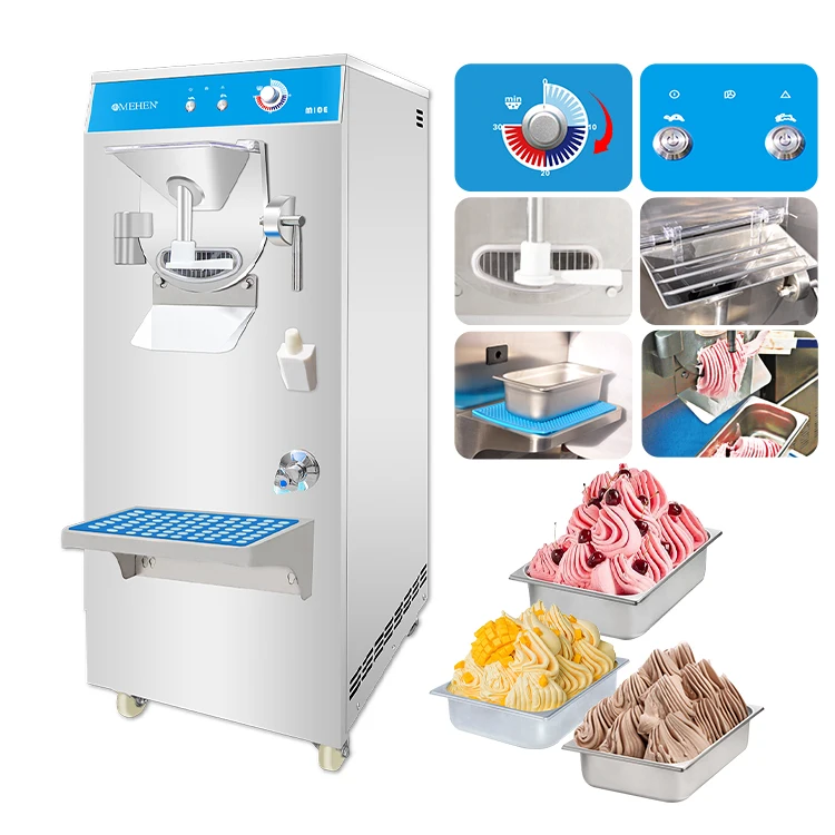 MEHEN M10E Ice Creme Machine Maker Hard Ice Cream Gelato Making Machine