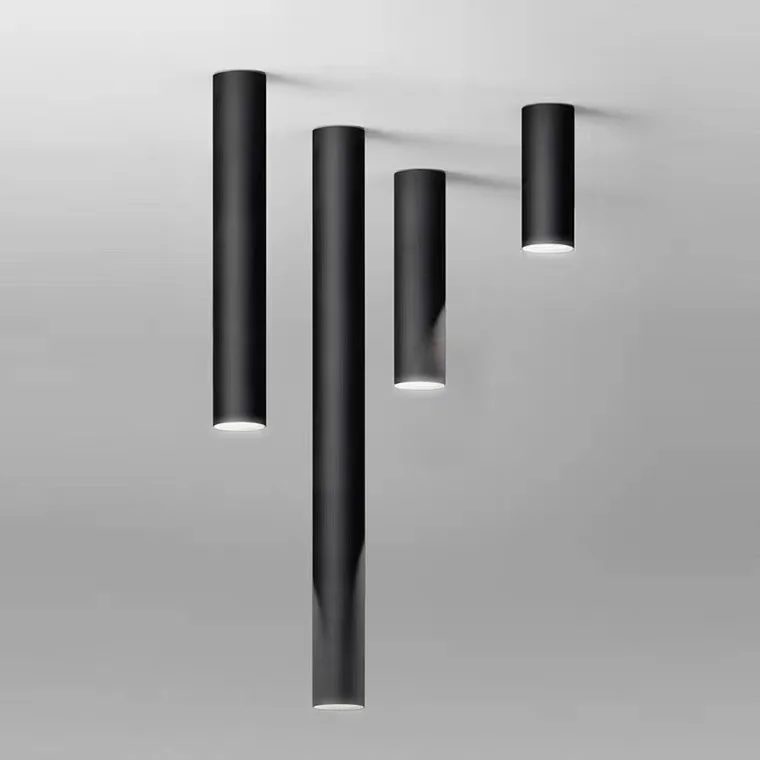 Led Downlight Long Tube Surface Mounted Led Spot Modern Aluminum Spot Light Indoor Living Room Kitchen Store Office Ceiling Lamp