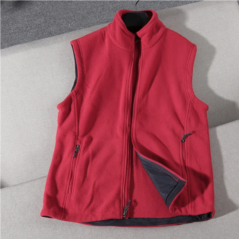 Новинка ветрозащитные осенне-зимние куртки без рукавов флисовый мужской жилет УНИВЕРСАЛЬНЫЙ ЖИЛЕТ