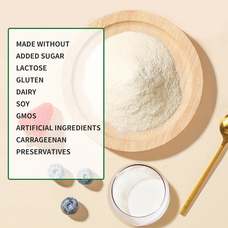 Food grade pea protein powder wholesale own brand organic vegetarian protein isolate powder pea protein powder