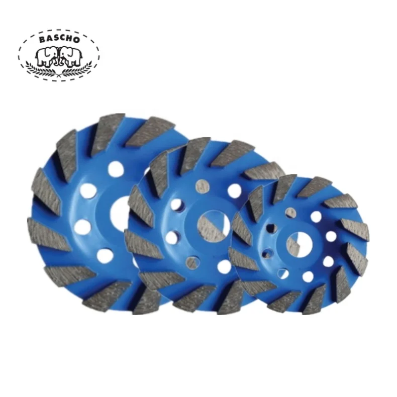 Steel ceramic tile concrete spilte segment diamond grinder cup wheels