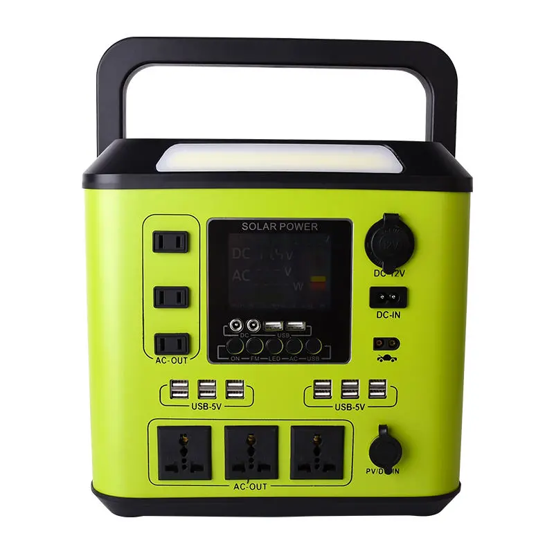 Wholesale LED Display Large Capacity Lithium Battery Solar Generator 150W 500W Portable Power Station