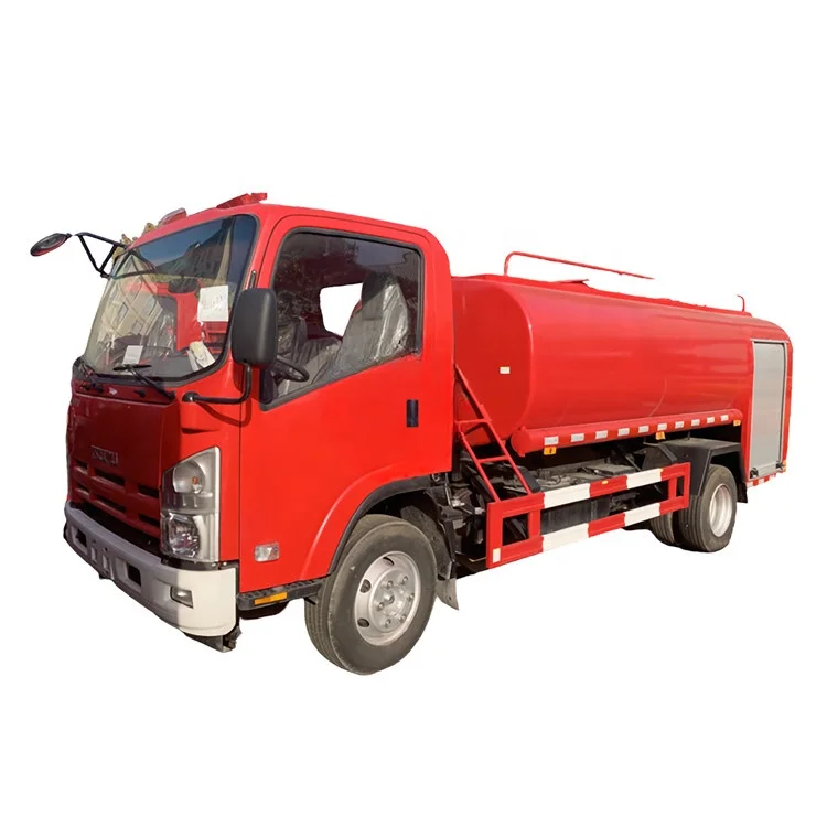 ladder ISUZU 4x2 4KL water tanker fire engine fighting tender RHD LHD DFAC 4x2 4KL Fireman Fire Engine agent Trucks for Sale