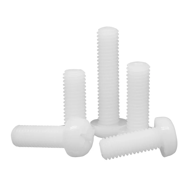 Custom Plastic Inside Hexagonal Cylindrical Head Screws High Temperature Resistant Peek Plastic Bolt Fasteners