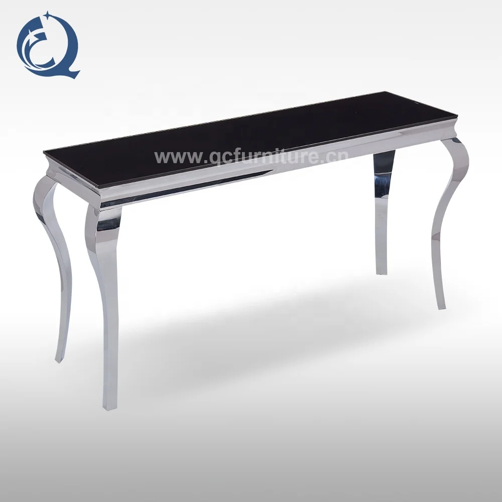 modern luxury console table with mirror glass