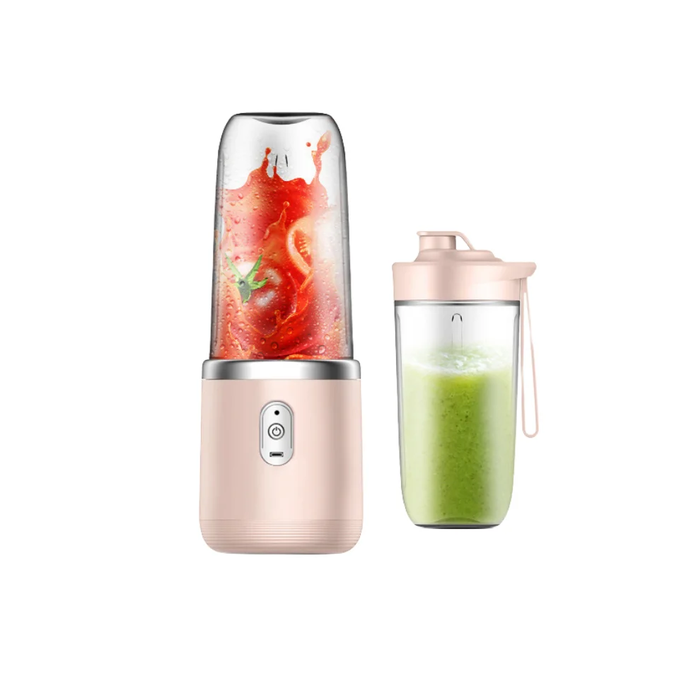 400ml Portable Fruit Juicer USB Rechargeable Machine Sports Mini Bottle Juicing Blender