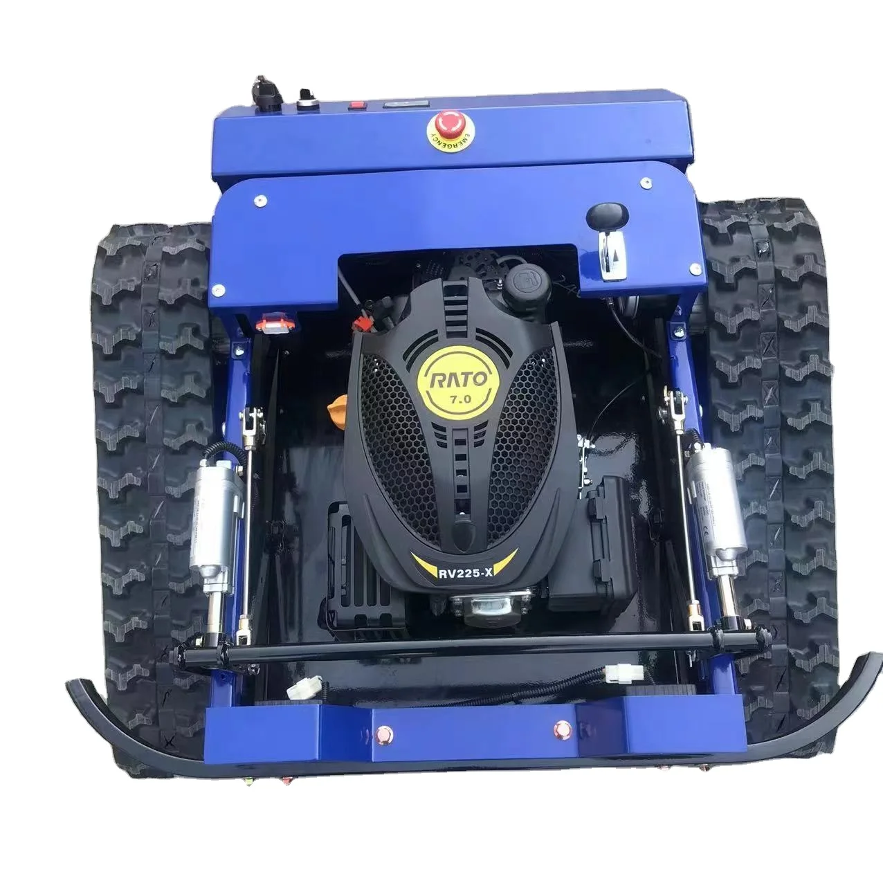 Factory Direct Sale 500 mm Remote Control Reel Mower Lawn Mower Garden Crawler Grass Cutter Gasoline Lawn Mover